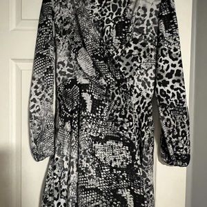 Leopard Print Cocktail Dress